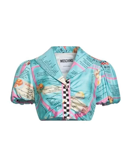 MOSCHINO Pубашка небесно-голубой