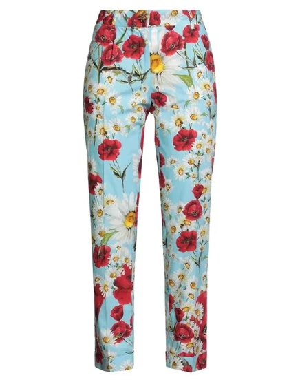 Женские повседневные брюки Dolce & Gabbana, лазурные