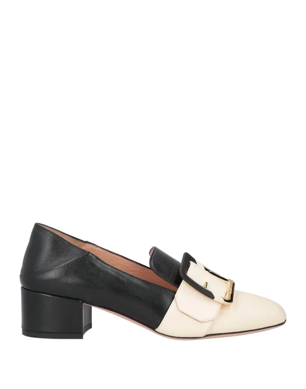 Женские мокасины Bally, кожаные, слоновая кость