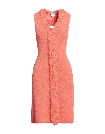 BOTTEGA VENETA Mini dresses коралловый