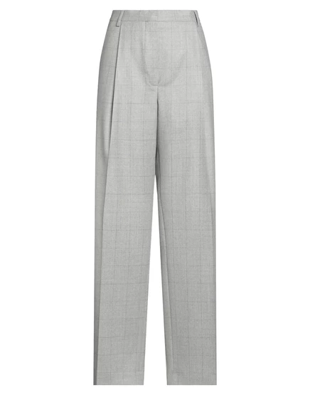 Женские шерстяные брюки Dries van Noten, серые
