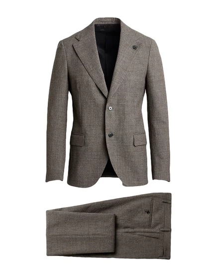 Мужской костюм LARDINI PAPERMAG однобортный, серый