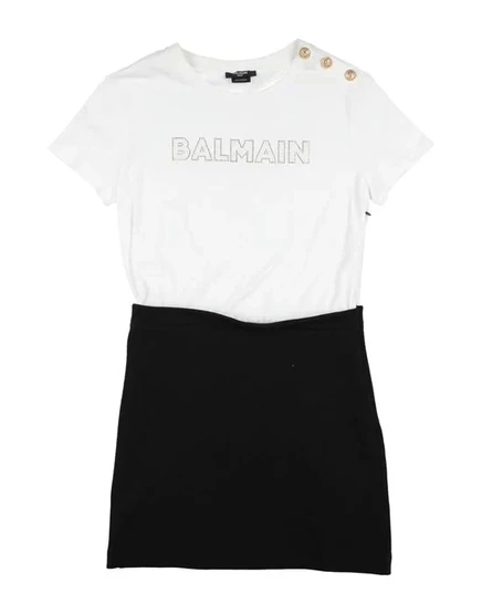 BALMAIN Детское платье белый
