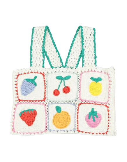 Детский топ Stella McCartney Kids, молочный