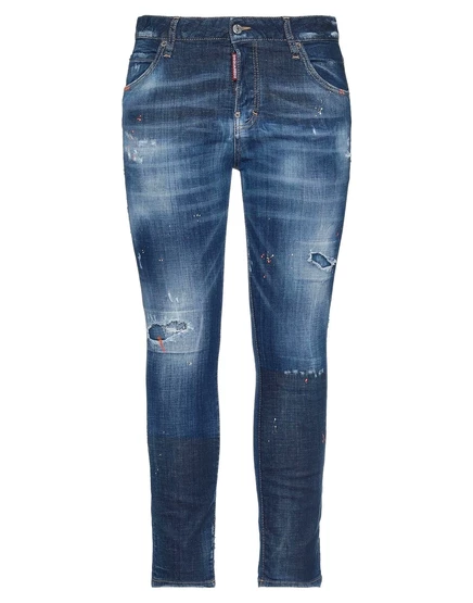 Женские джинсы-скинни DSquared2 C_RIBEIRO, синие