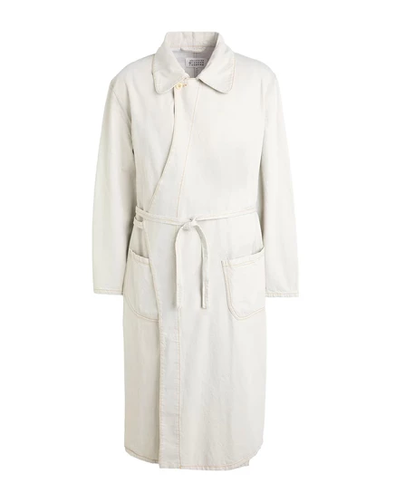 Мужской джинсовый тренч Maison Margiela, светло-серый