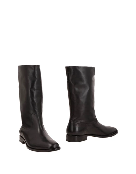 Мужские сапоги Saint Laurent Hamish, кожа, чёрные