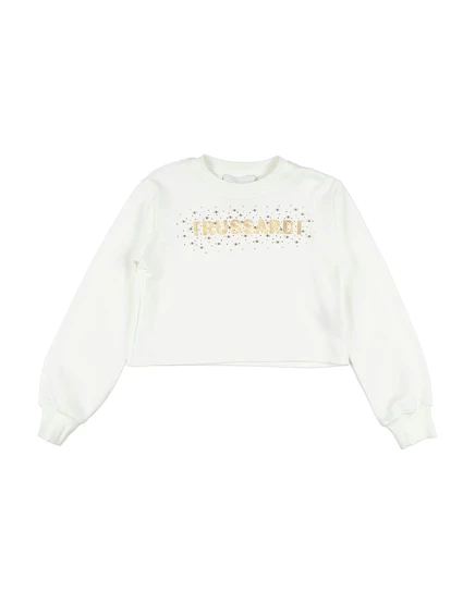 Детский свитшот Trussardi Junior, белый