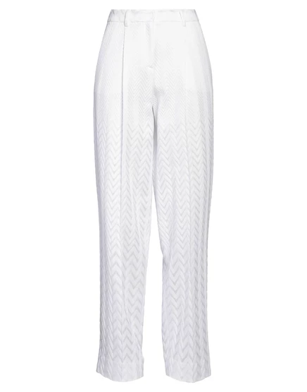 Женские брюки Missoni Wonderwoman, зауженные, белые