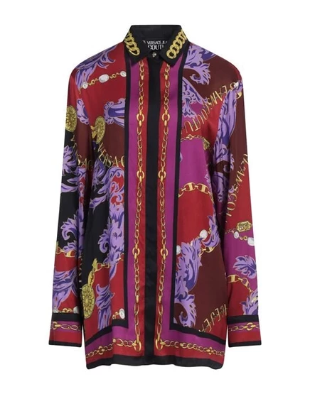 VERSACE JEANS COUTURE Pубашка бордовый