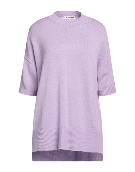 Женский свитер Jil Sander с коротким рукавом, мальва