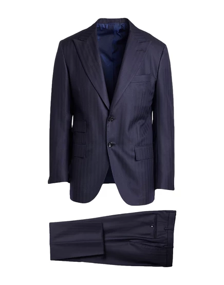 KITON Suits иссиня-чёрный