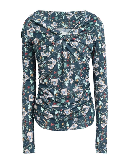 Женский топ Isabel Marant Wonderwoman, темно-бирюзовый