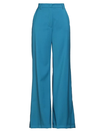 Женские брюки Weekend Max Mara, широкие, бирюзовые