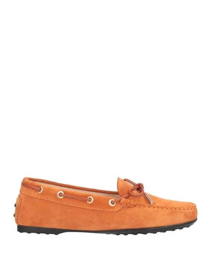 Женские кожаные мокасины Tod's, оранжевые