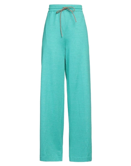 Женские брюки Max Mara широкие, бирюзовые
