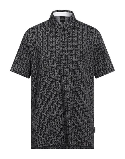ARMANI EXCHANGE Поло чёрный
