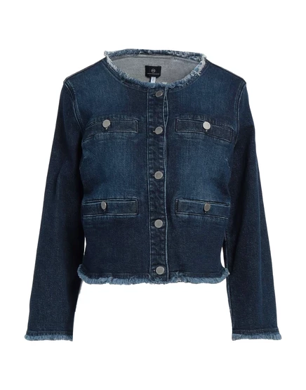 Женская джинсовая куртка AG Jeans PAPERMAG, синяя