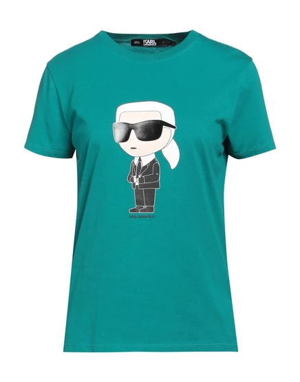 Женская футболка Karl Lagerfeld Hamish, петроль