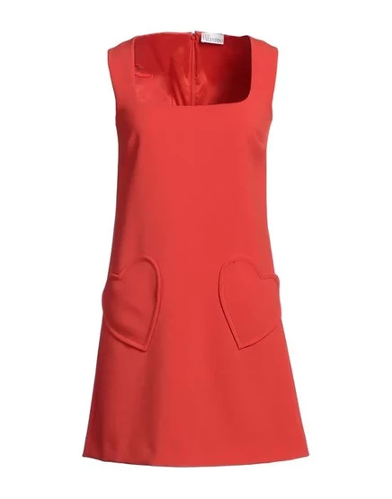 REDValentino Короткое платье томатный