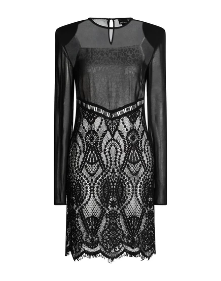 Женское миди-платье Just Cavalli Papermag, чёрное
