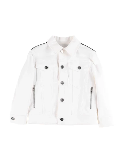 Женская джинсовая куртка Balmain promotion_kid, айвори