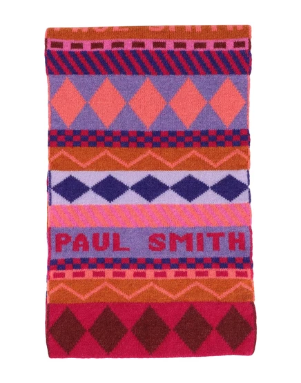 Женский шарф Paul Smith Papermag, лиловый