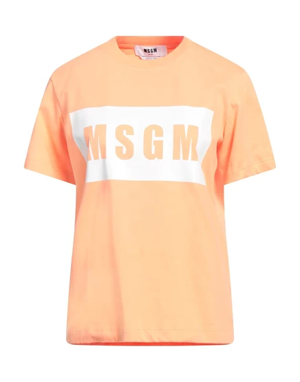 Женская футболка MSGM Lorenz_SP, абрикосовая