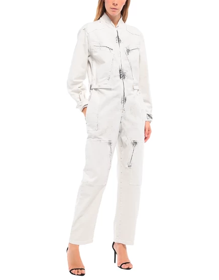 Женский джинсовый комбинезон Stella McCartney, серый