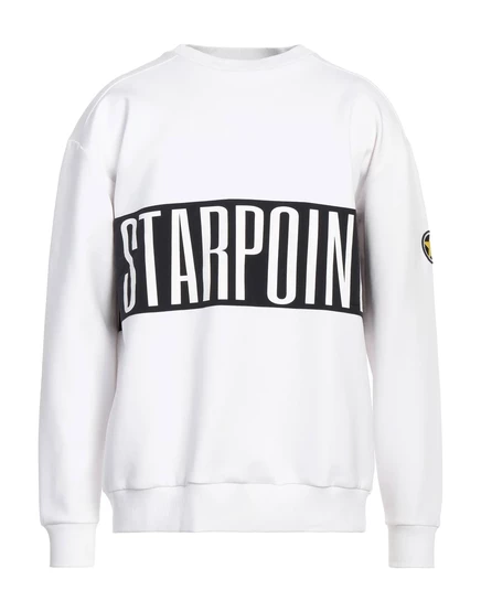 Мужской свитшот Star Point PAPERMAG флис, белый