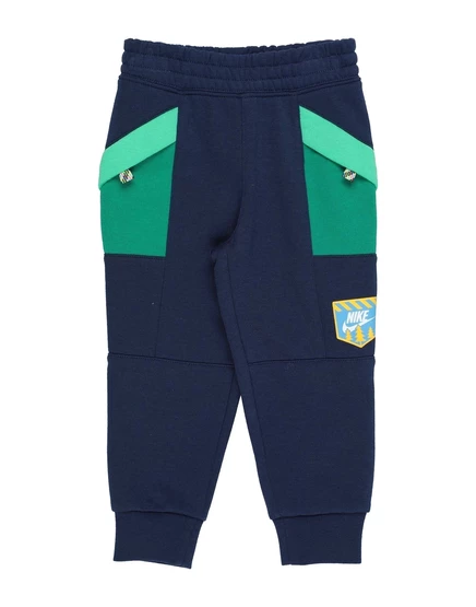 Мужские брюки Nike superweek_kid флис, иссиня-чёрные