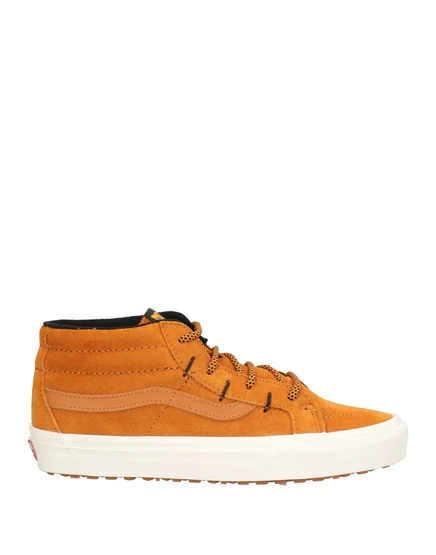Женские кеды Vans PAPERMAG высокие замшевые, охристые