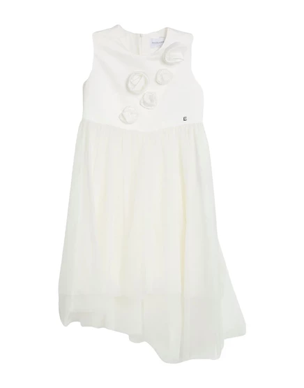 Женское платье Ermanno Scervino, атласное, белое