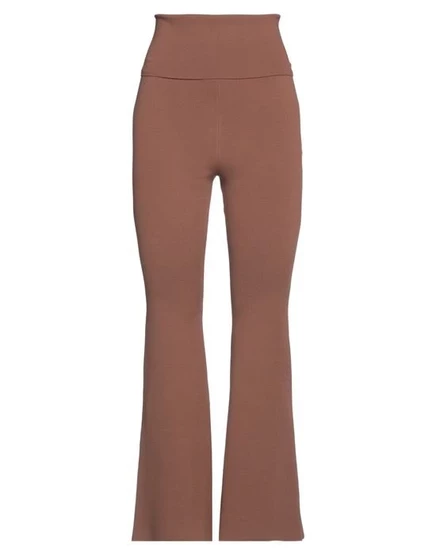 Женские брюки Stella McCartney клеш, коричневые