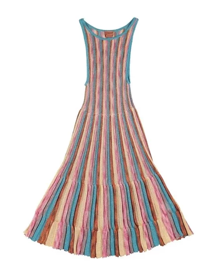 Детское платье Missoni Kids, лазурное
