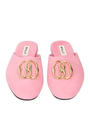 Женские мюли Bally с декором, розовые