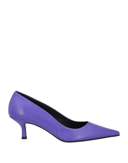 Женские туфли Luca Valentini Pumps кожаные, фиолетовые