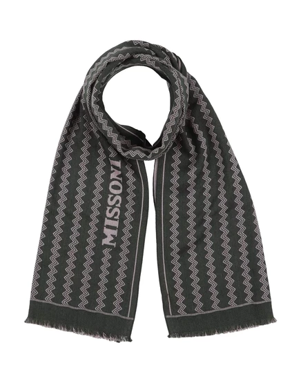 Мужской шарф Missoni Papermag, темно-зеленый