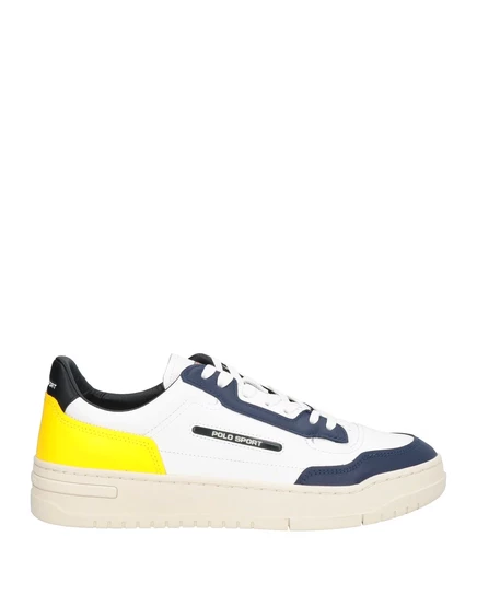Мужские кеды Polo Sport Ralph Lauren кожаные, белые
