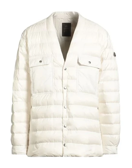 MONCLER + RICK OWENS Пуховики и куртки на синтепоне белый