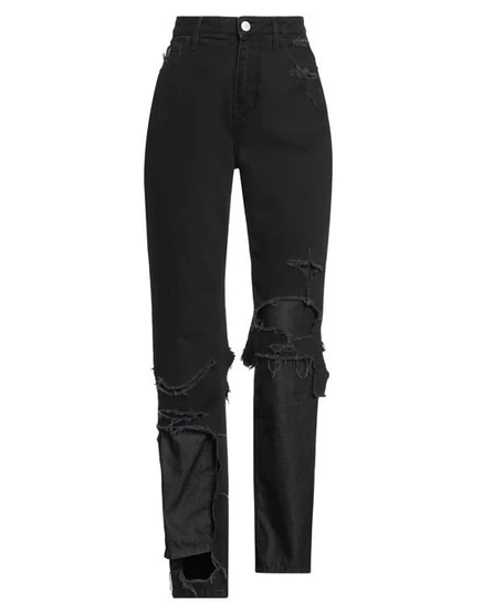 RAF SIMONS Джинсовые брюки чёрный