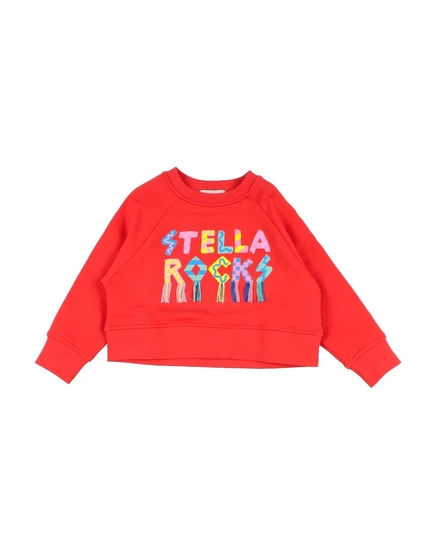 Детская толстовка Stella McCartney Kids, красная
