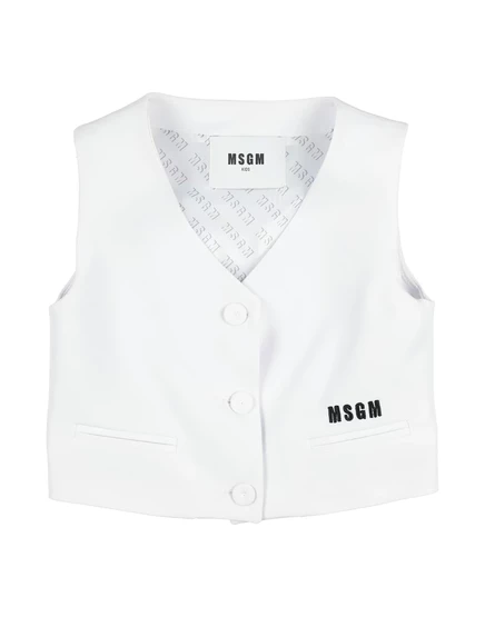Женский жилет MSGM Promotion junior, белый