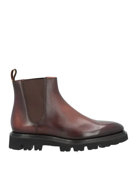 SANTONI Высокие ботинки тёмно-коричневый