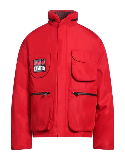 Мужской короткий пуховик Heron Preston Lorenz_SP, красный