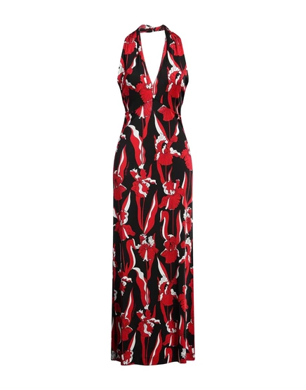 Женское платье Boutique Moschino Wonderwoman, макси, черное