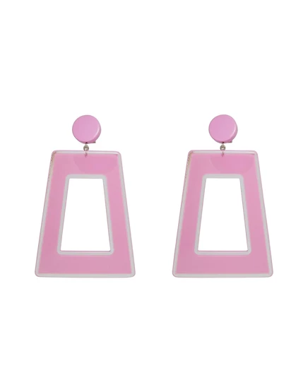 Женские серьги Emporio Armani с застёжкой, розовые