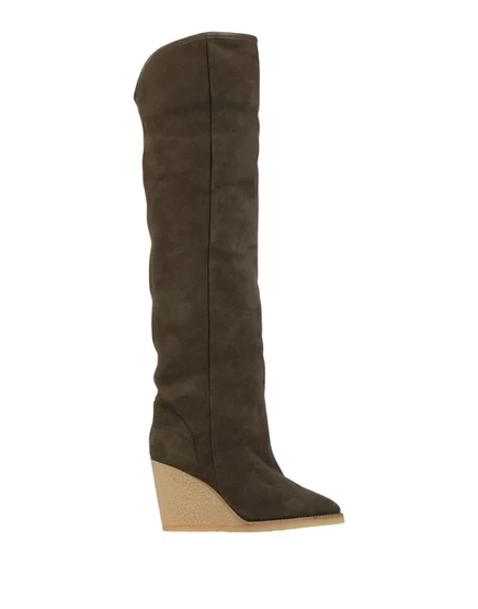 Женские сапоги Isabel Marant, темно-зеленые