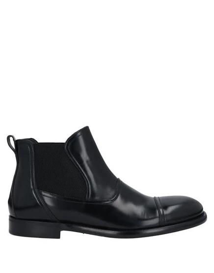 Полусапоги Dolce & Gabbana из кожи, чёрные