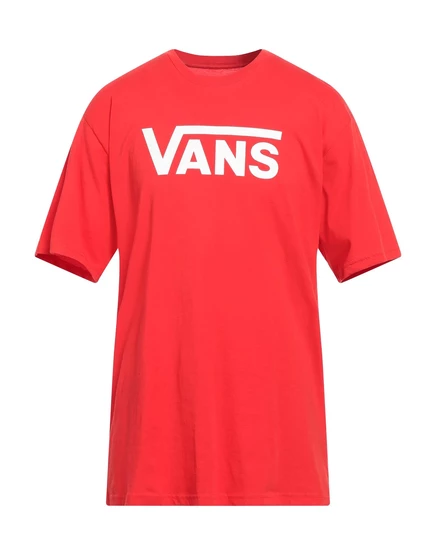 Мужская футболка Vans с логотипом, красная